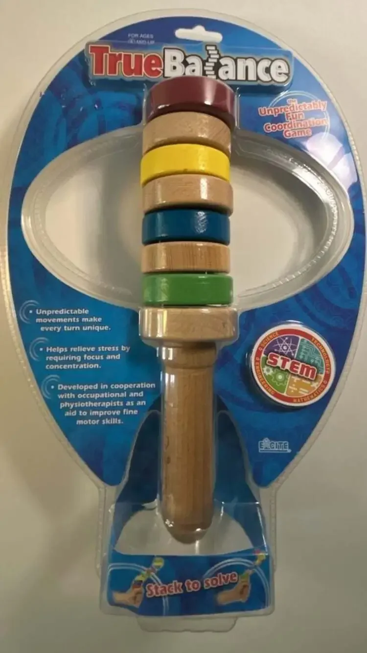 TrueBalance STEM Handheld Wooden Coordination Game